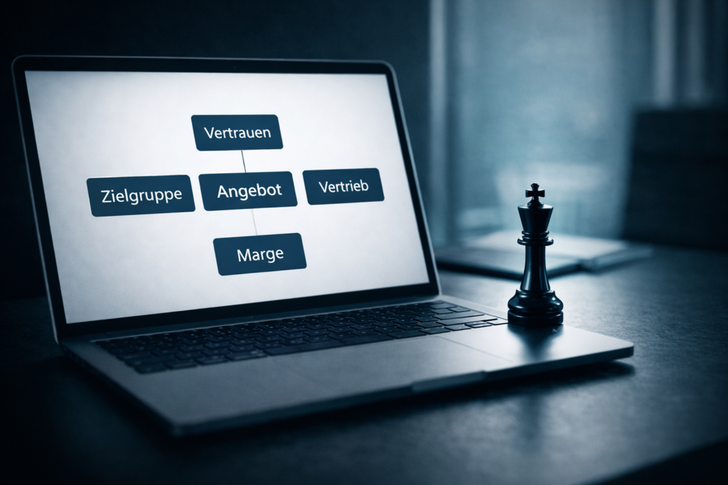 20260310 1726 Laptop mit Geschäftsdiagramm remix 01kkc930myfk7vqw9jkczyzjaf